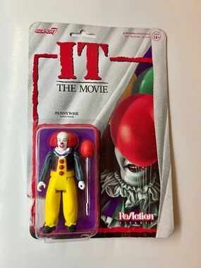 IT The Movie - PENNYWISE the Clown  3 3/4" Reaction Figure by Super 7